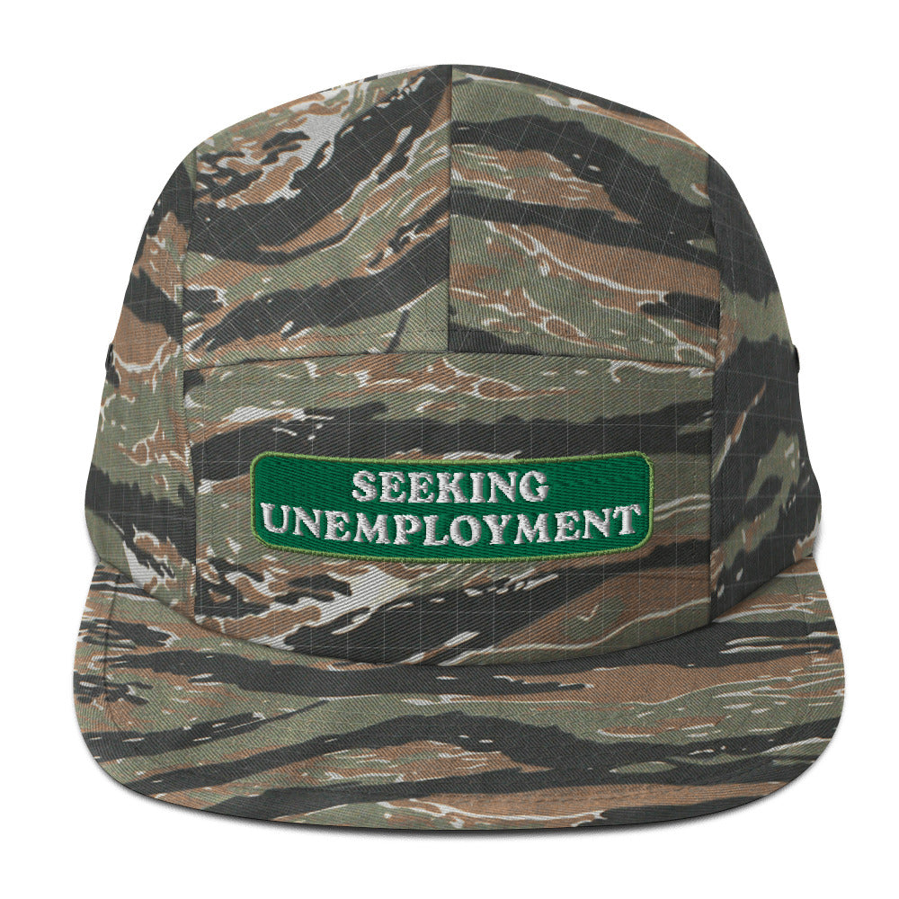 Seeking Unemployment Five Panel Cap