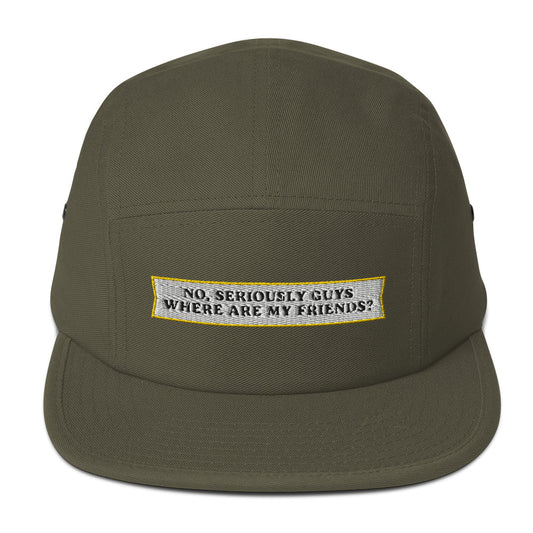 Where are My Friends?Five Panel Cap