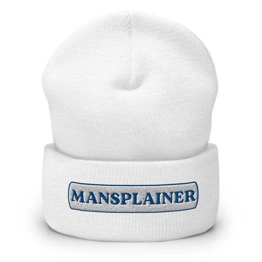 Mansplainer Cuffed Beanie