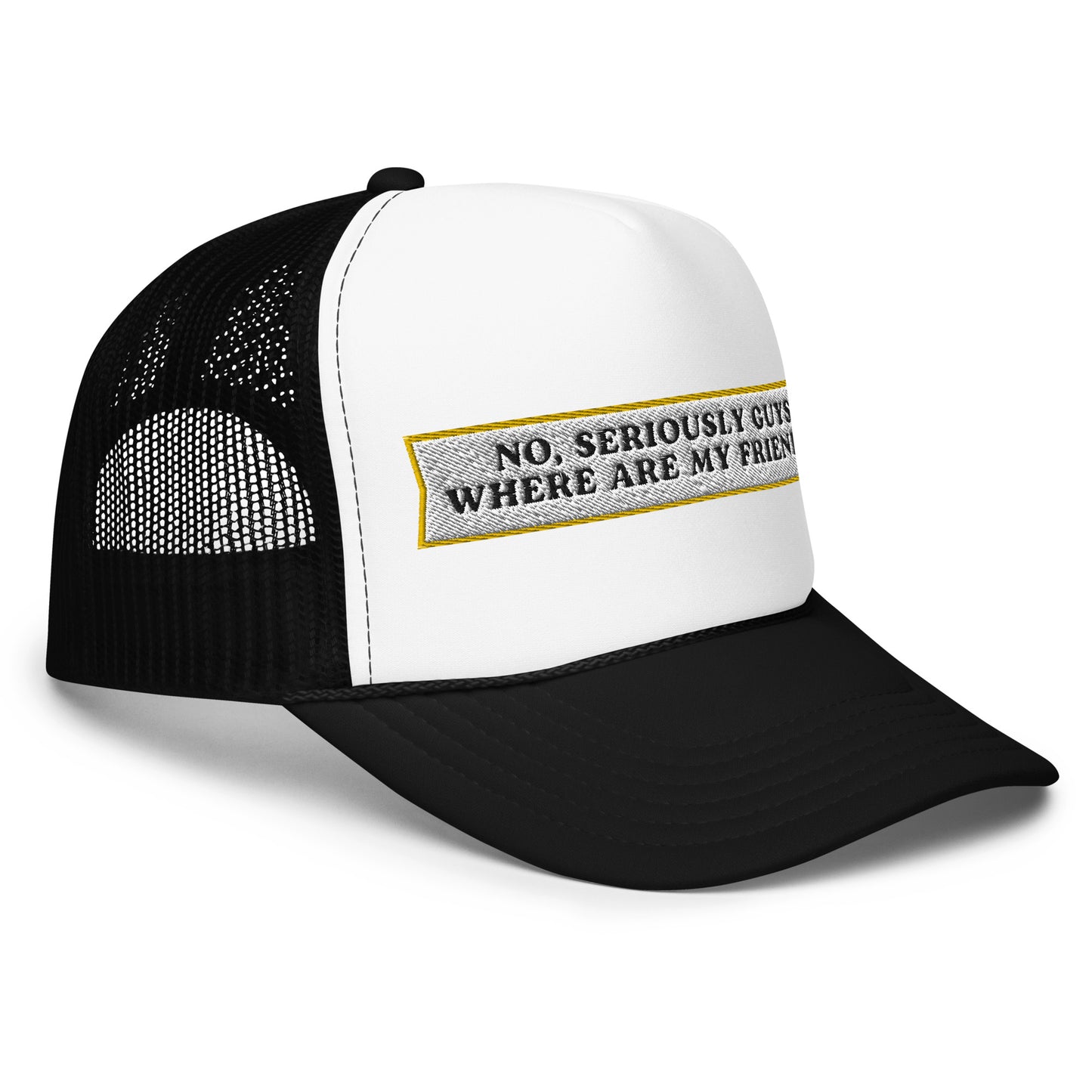 Where Are My Friends? Foam Trucker Hat