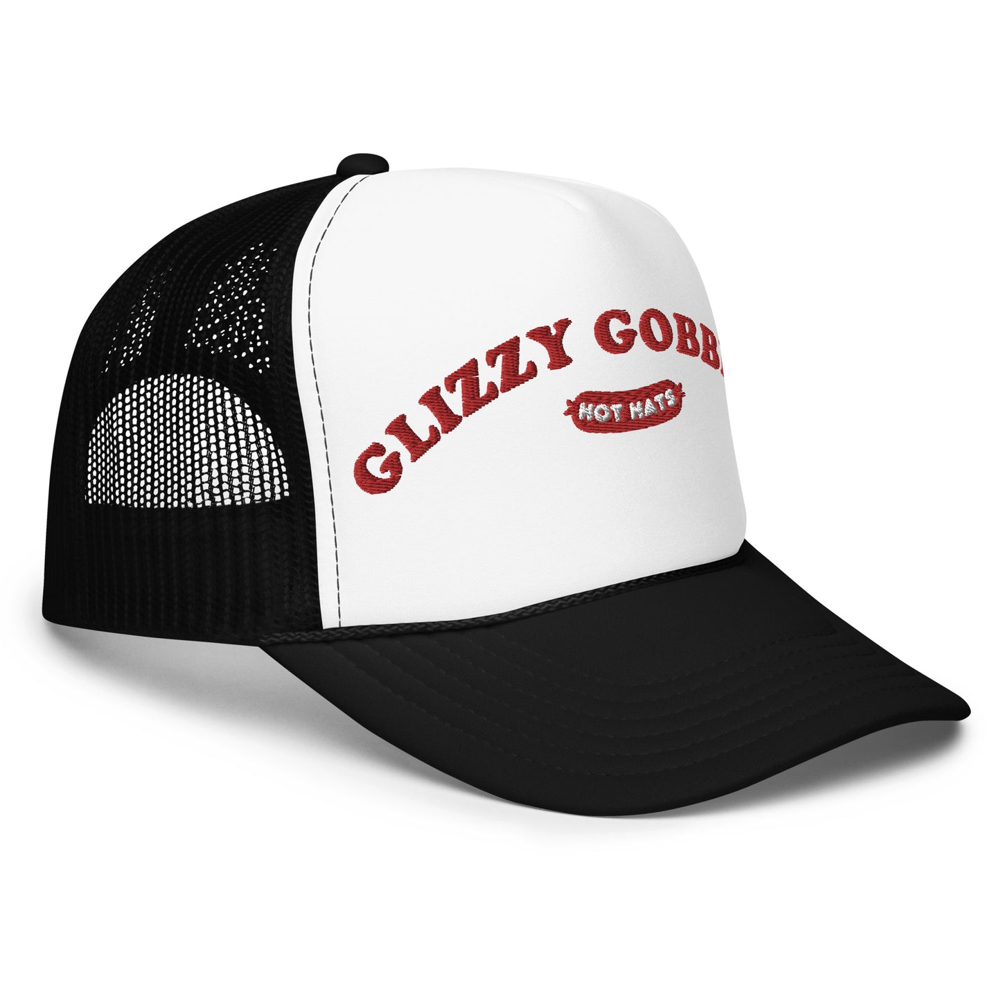 Glizzy Gobbler Hot Hats Logo Foam trucker hat