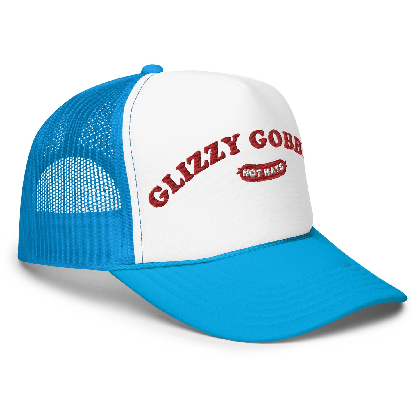 Glizzy Gobbler Hot Hats Logo Foam trucker hat