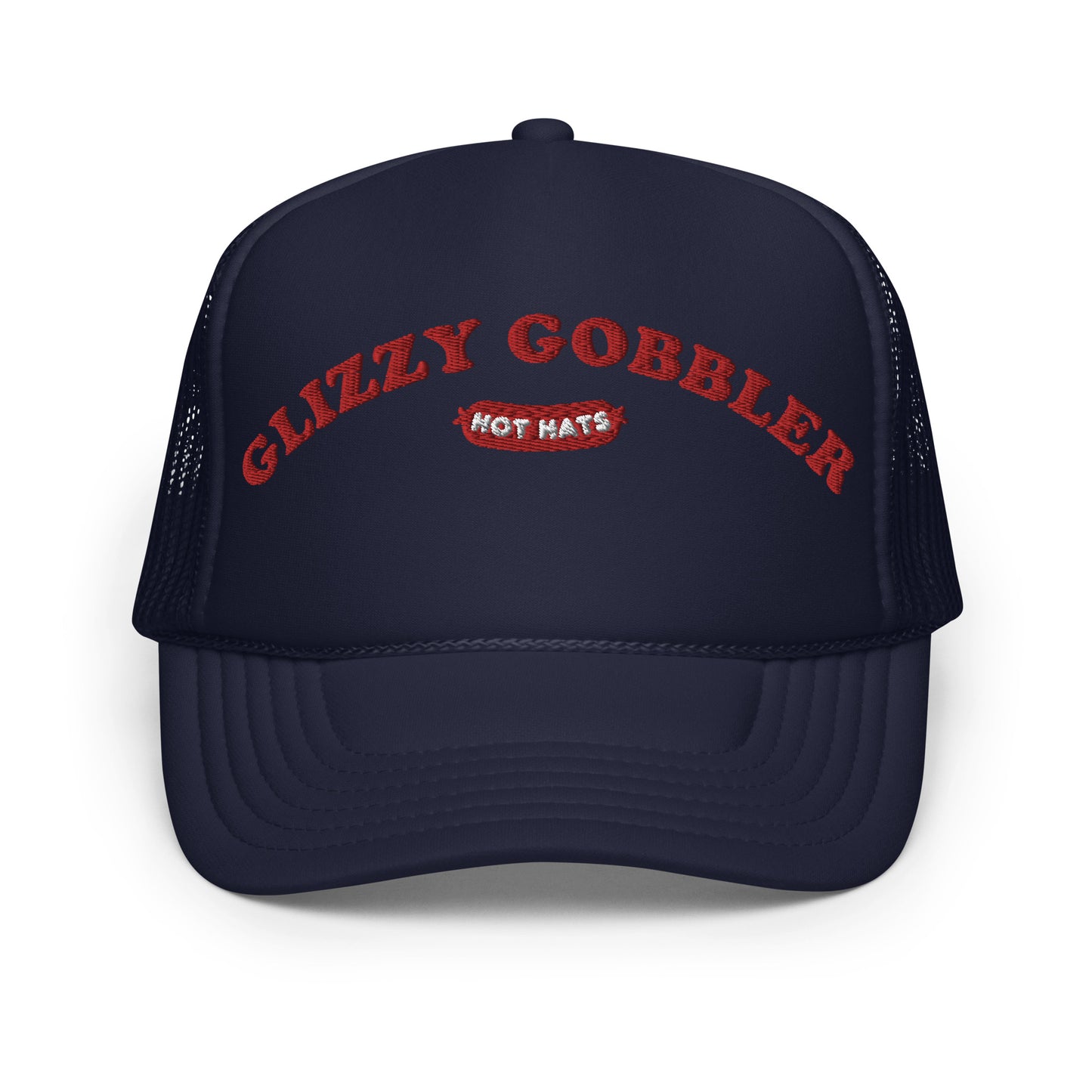 Glizzy Gobbler Hot Hats Logo Foam trucker hat