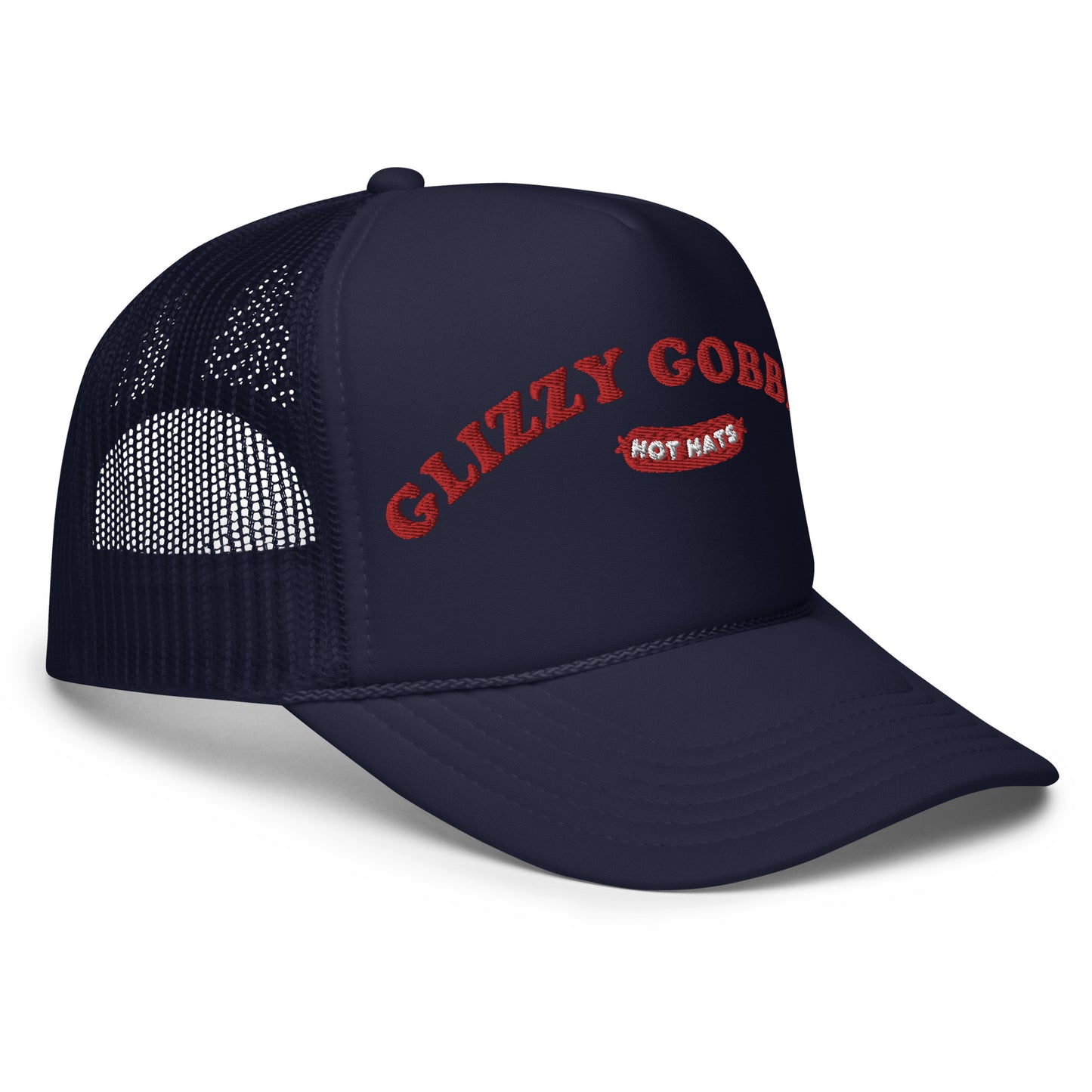 Glizzy Gobbler Hot Hats Logo Foam trucker hat