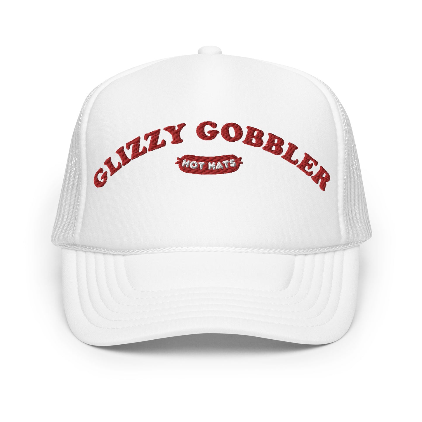 Glizzy Gobbler Hot Hats Logo Foam trucker hat