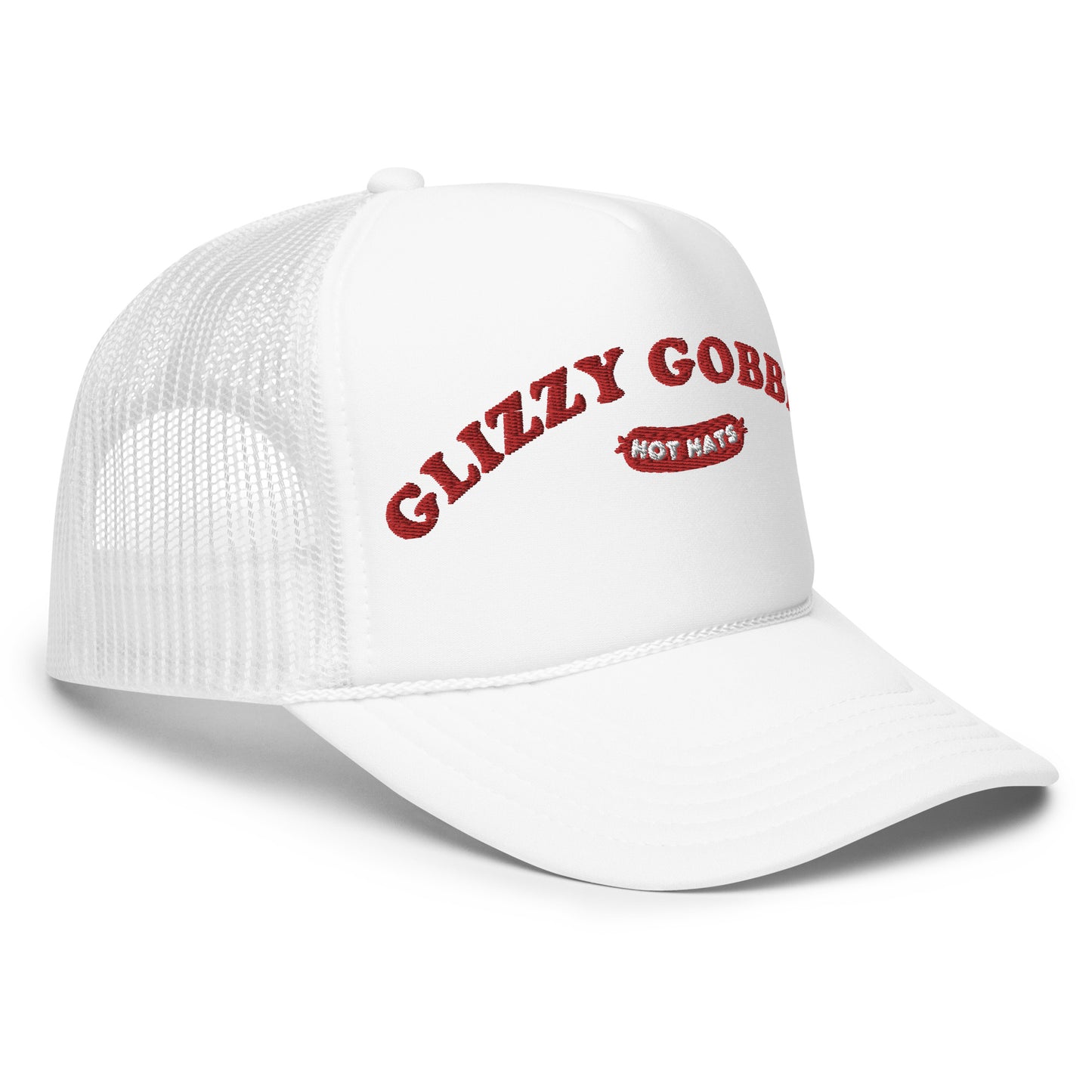 Glizzy Gobbler Hot Hats Logo Foam trucker hat