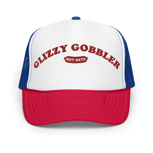 Glizzy Gobbler Hot Hats Logo Foam trucker hat