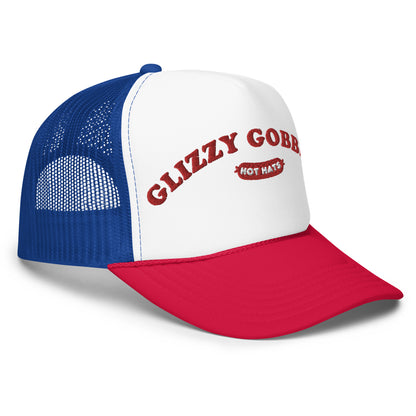 Glizzy Gobbler Hot Hats Logo Foam trucker hat